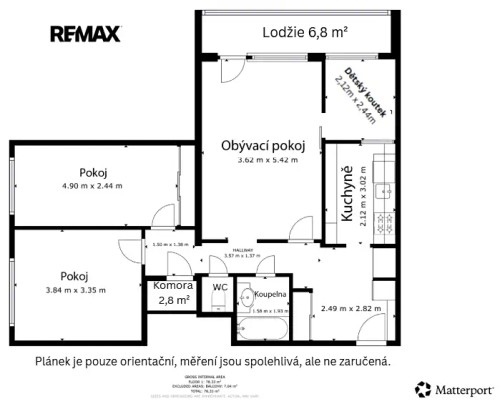 Prodaný byt 3+1 75 m²