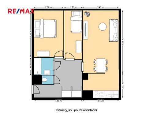 Prodaný byt 3+kk 67 m²