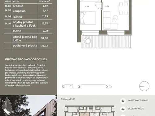 Prodej bytu 2+kk 35 m²