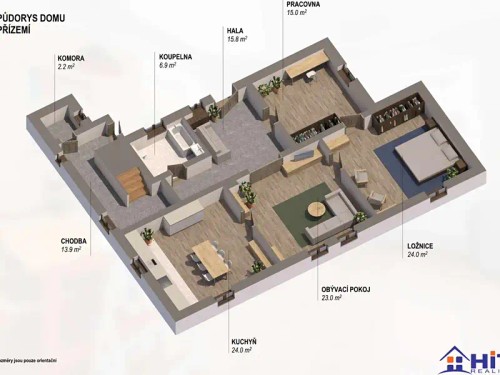 Prodej domu 330 m², pozemek 701 m²