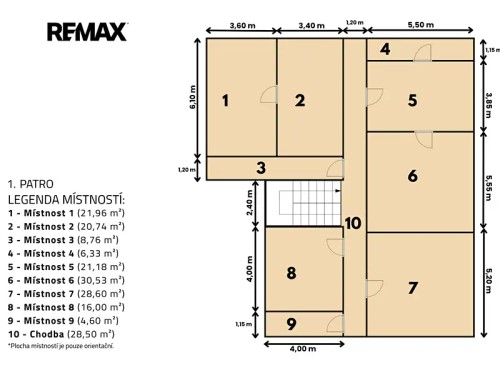 Prodej domu 735 m², pozemek 3134 m²