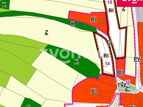 Prodej stavebního pozemku 1479 m²