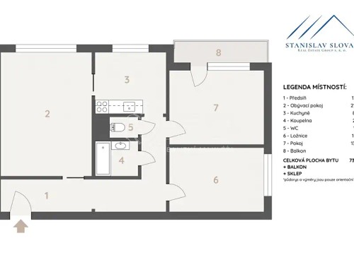 Prodej bytu 3+1 77 m²