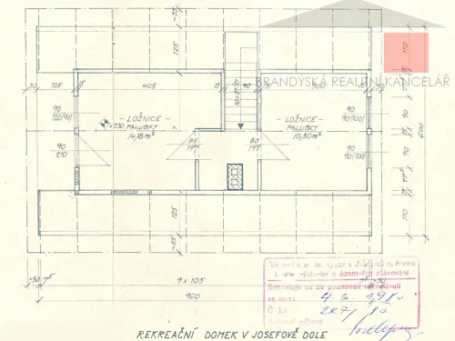 Prodej chalupy 80 m², pozemek 1573 m²