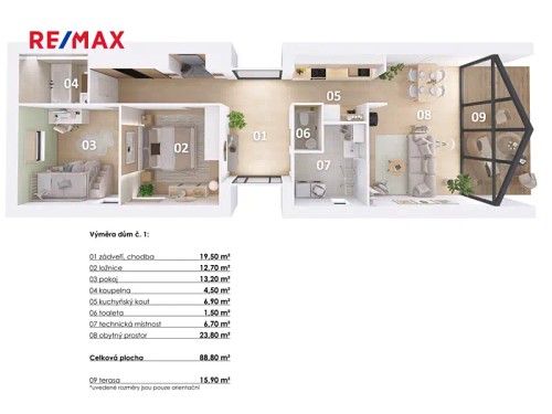 Prodej domu 89 m², pozemek 1014 m²