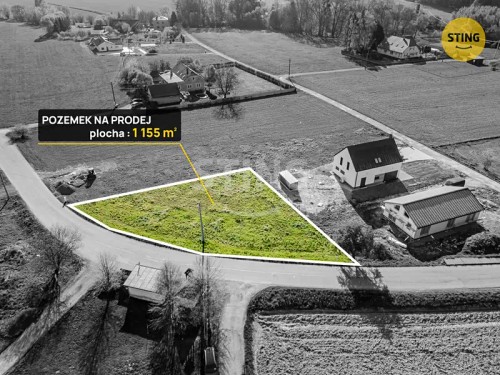 Prodej stavebního pozemku 1155 m²