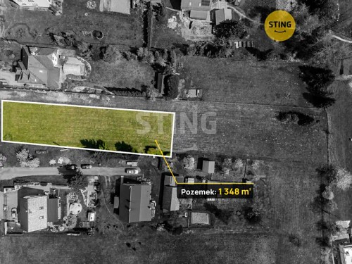 Prodej stavebního pozemku 1348 m²