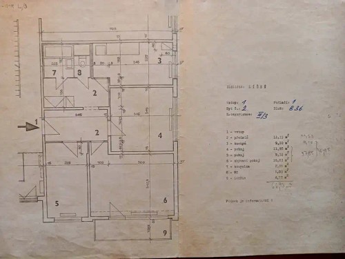 Prodaný byt 3+1 62 m²
