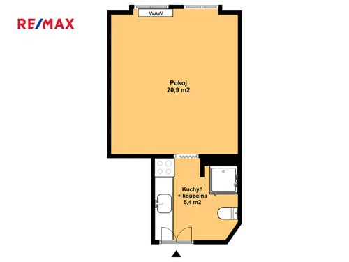 Prodaný byt 1+kk 29 m²