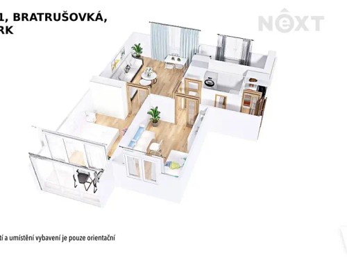 Prodaný byt 3+1 68 m²