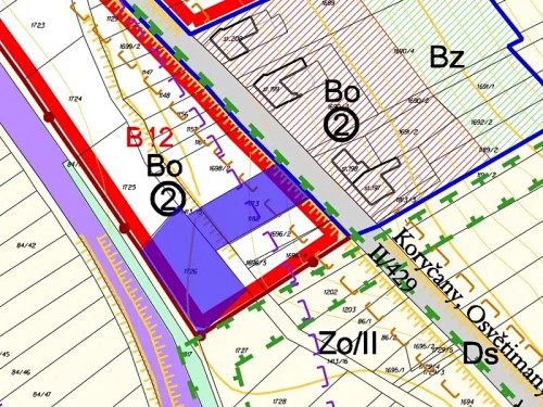 Prodej stavebního pozemku 1812 m²