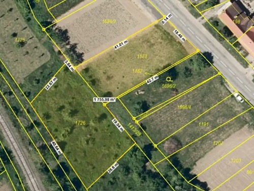 Prodej stavebního pozemku 1812 m²