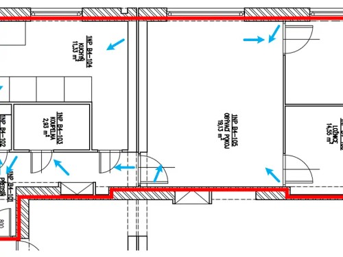 Prodaný  byt 3+1 57 m²
