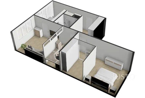 Prodaný byt 2+1 66 m²