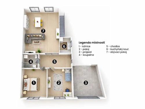 Prodej bytu 3+1 108 m²