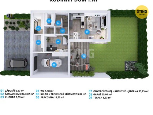 Prodej domu 200 m², pozemek 296 m²
