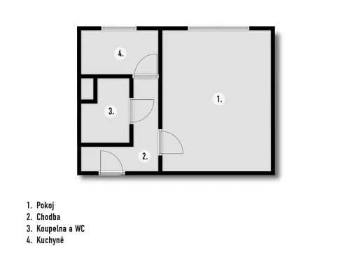 Prodaný  byt 1+1 35 m²