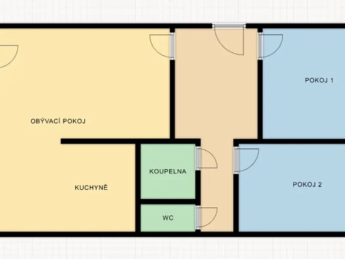 Prodaný  byt 3+1 64 m²