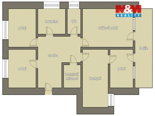 Prodej bytu 4+1 80 m²