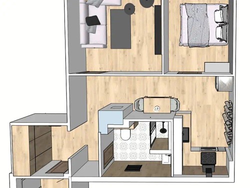 Prodej bytu 2+1 47 m²