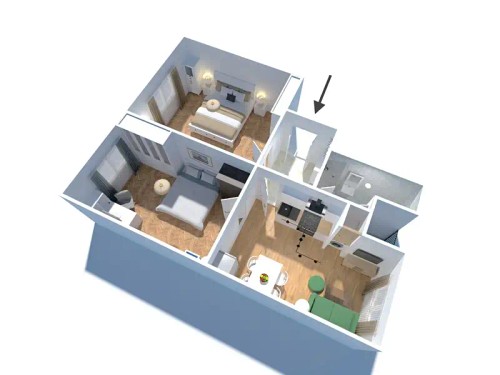 Prodaný byt 3+kk 65 m²