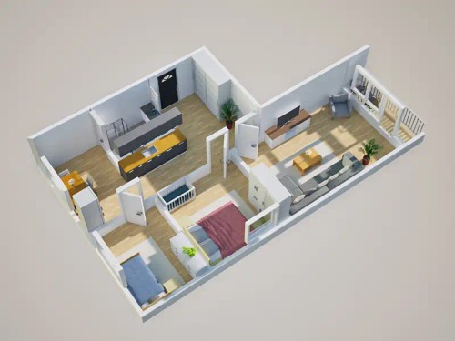 Prodej bytu 3+1 70 m²
