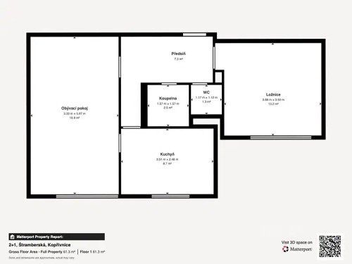 Prodej bytu 2+1 53 m²