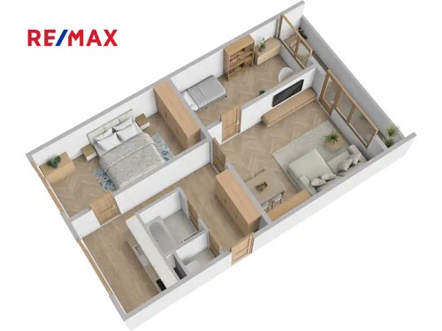 Prodej bytu 3+1 57 m²