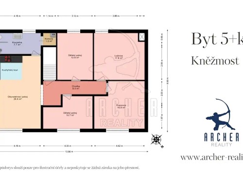 Prodej bytu 5+kk 104 m²