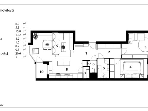 Prodaný byt 3+kk 78 m²