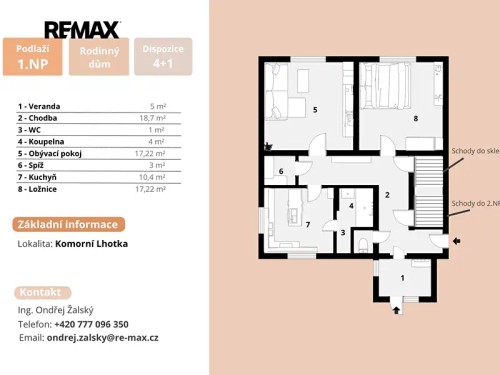 Prodej domu 150 m², pozemek 1616 m²