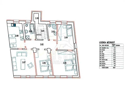 Prodej bytu 4+1 90 m²