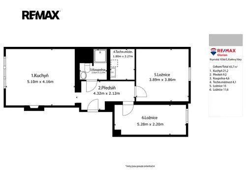 Prodej bytu 3+kk 65 m²