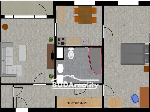 Prodaný byt 2+1 68 m²