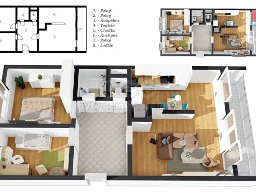 Prodaný byt 3+1 62 m²