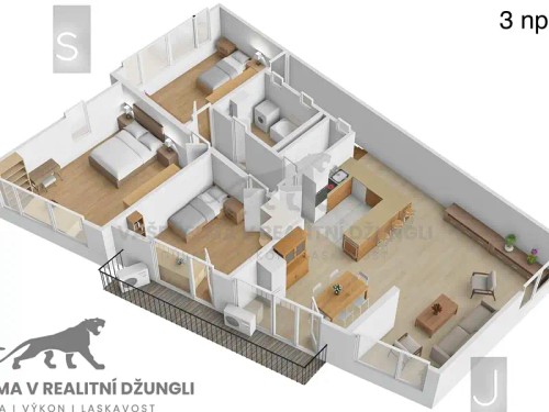 Prodej bytu 4+kk 116 m²