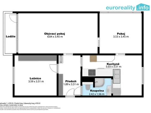 Prodej bytu 3+1 70 m²