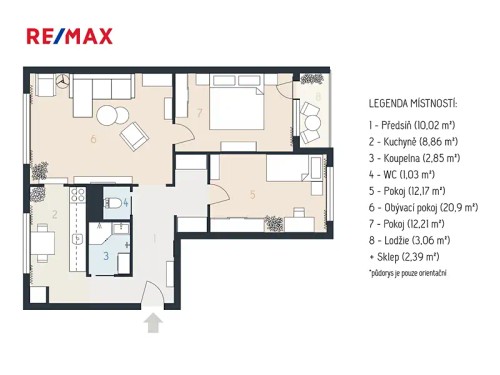 Prodaný byt 3+1 68 m²