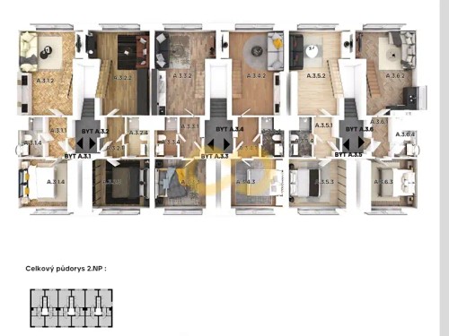 Prodej bytu 3+kk 55 m²