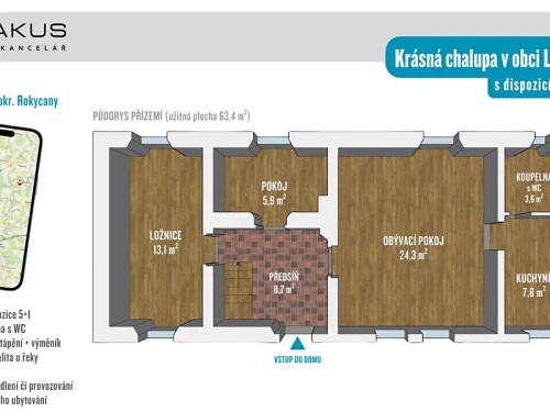 Prodej chalupy 141 m², pozemek 342 m²