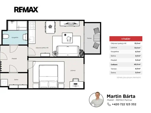 Prodej bytu 2+kk 47 m²