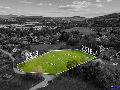 Prodej stavebního pozemku 2518 m²