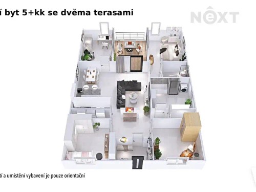 Prodaný byt 5+kk 154 m²