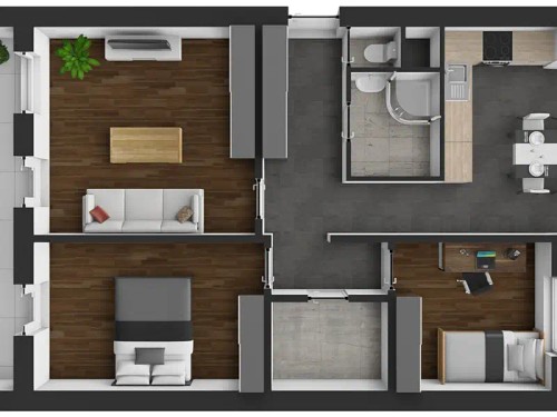 Prodaný  byt 3+1 77 m²