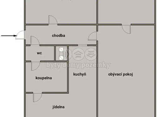 Prodaný byt 3+1 65 m²