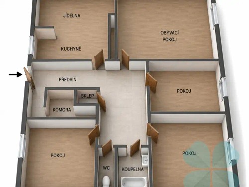 Prodej domu 120 m², pozemek 3812 m²