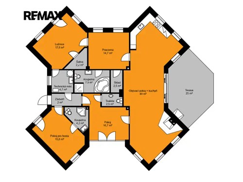 Prodej domu 174 m², pozemek 1344 m²