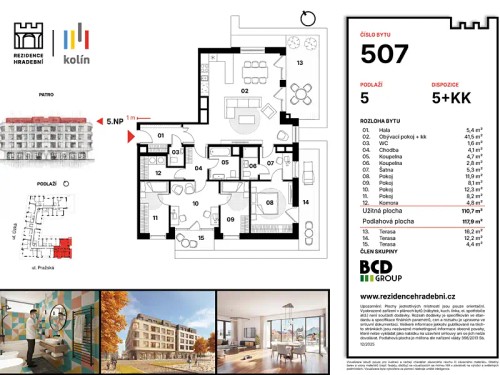 Prodej bytu 5+kk 118 m²