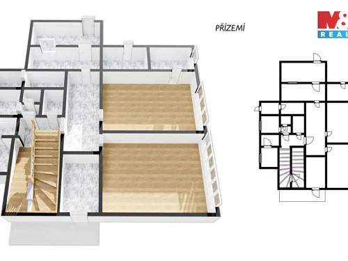 Prodej chalupy 386 m², pozemek 1335 m²