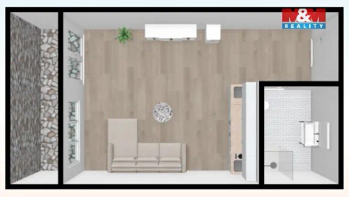 Prodaný byt 1+kk 21 m²